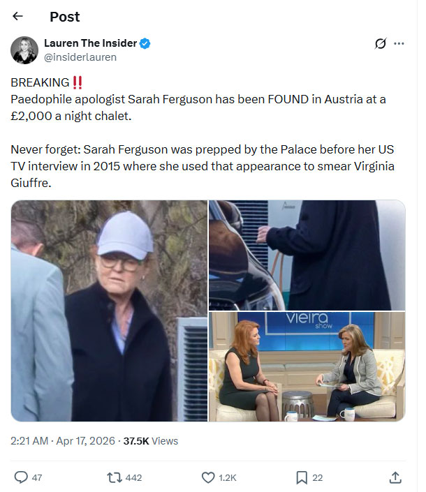 Sarah Ferguson’s family gives official update on her self-imposed exile