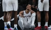 Victor Wembanyama exits game with suspected concussion after fall in Spurs vs Trail Blazers clash