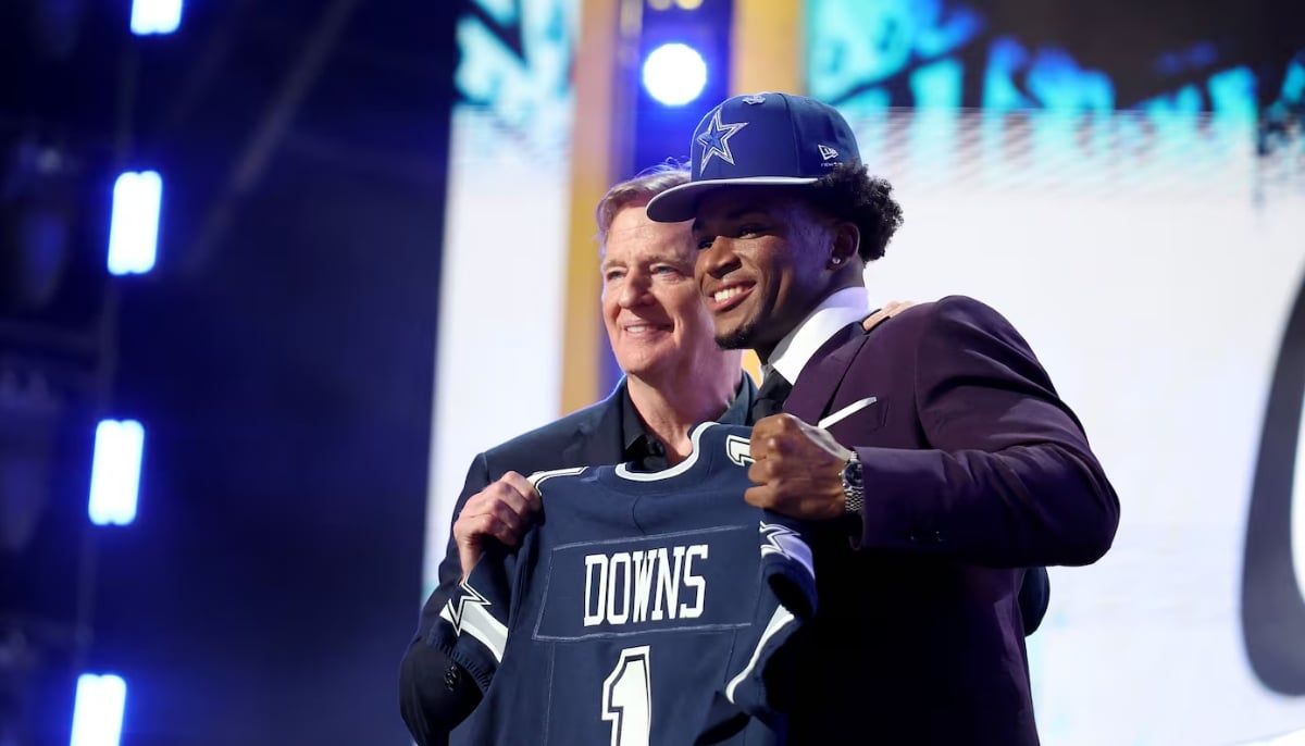 Caleb Downs joins Dallas Cowboys as first round pick as team strengthens defence in NFL Draft