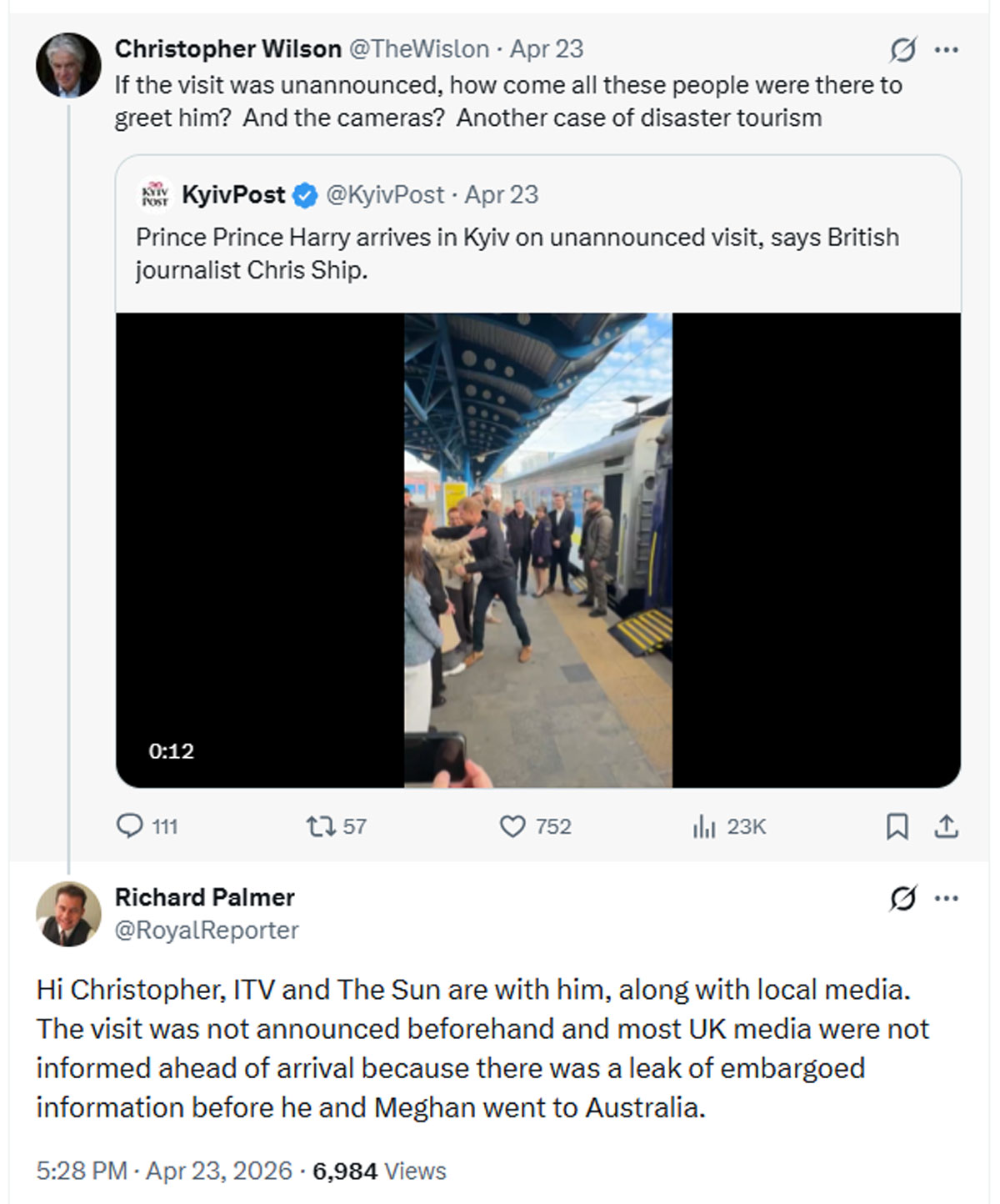 Why Prince Harrys Ukraine trip was unannounced? Royal expert reveals key reason
