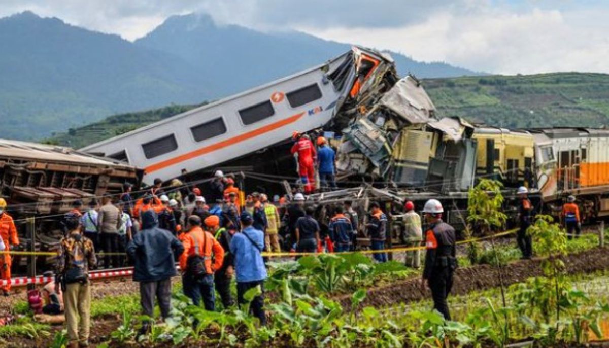 Indonesia train crash: At least four killed, dozens injured after two trains collided in Jakarta