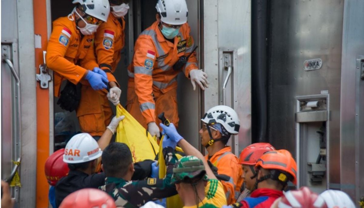 Indonesia train crash: At least four killed, dozens injured after two trains collided in Jakarta