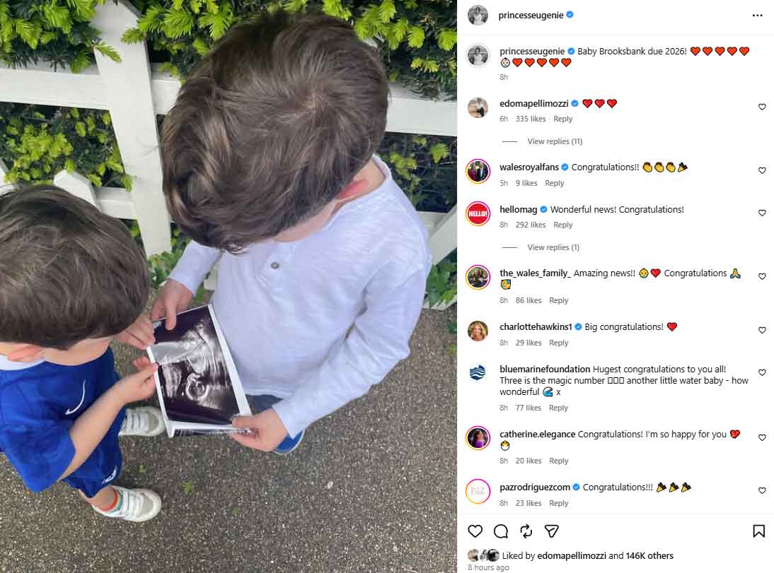 Brother-in-law backs Princess Eugenie after pregnancy announcement