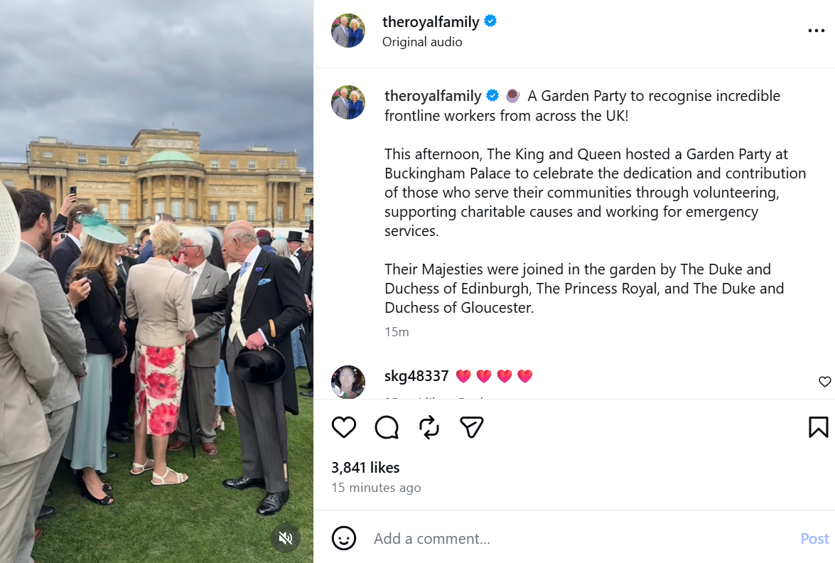 King Charles and Queen Camilla hosted Garden Party at Buckingham palace