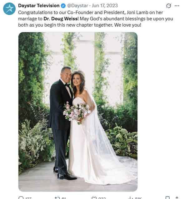 After the death of Johnny Lamb, a period of controversies and questions on marriage has started, hence tributes are being paid to him.
