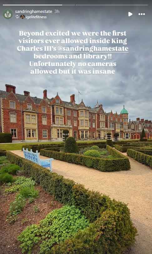 First ever visitors allowed to enter King Charles bedroom
