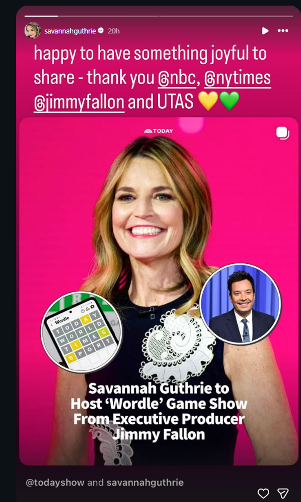 Savannah Guthrie finally shares something joyful