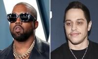 Watch Kanye West's reaction to Pete Davidson's savage roast jab