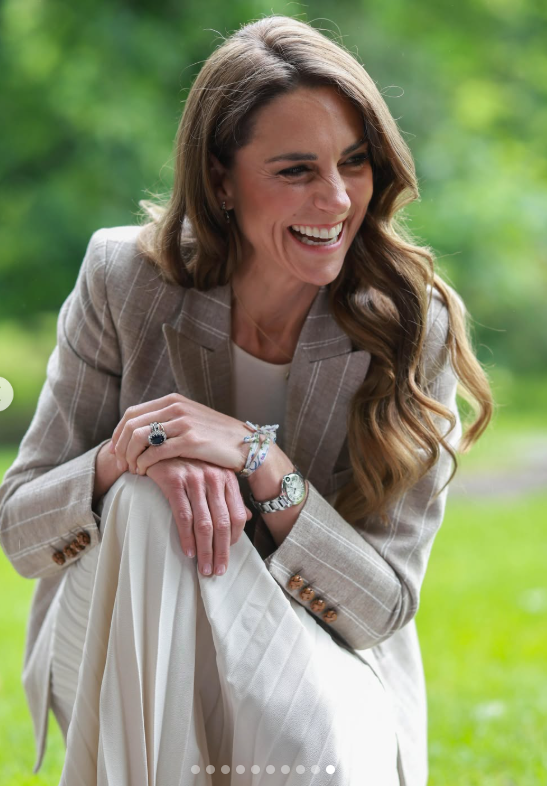 Kate Middleton joins children outdoors in new photos