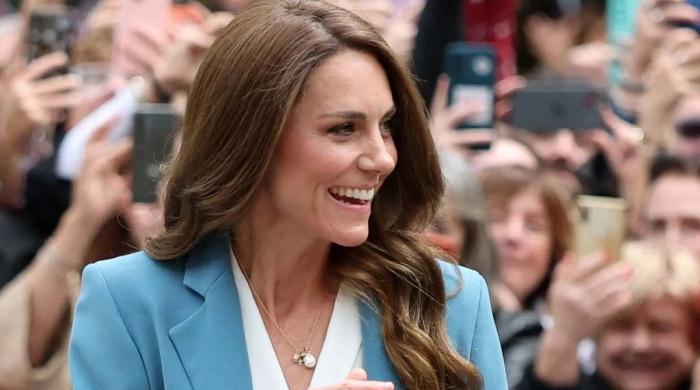 Kate Middleton joins children outdoors in new photos