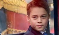 Prince George hesitates in front of royal super fans
