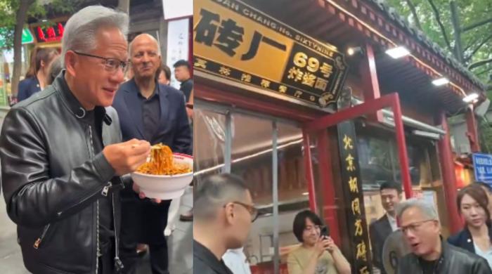 Jensen Huang’s Beijing street food moment goes viral amid Trump-Xi 2026 summit