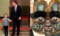 Elon Musk’s Son Lil X Sparks Fashion Craze With Traditional Chinese-style Vest, Tiger-head Bag