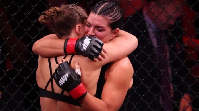 Ronda Rousey announces re-retirement following 17-second victory over Gina Carano