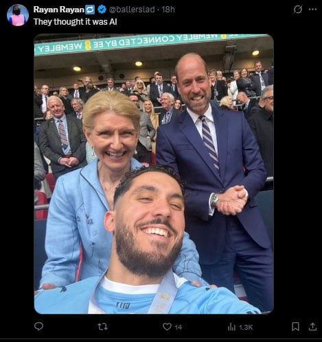 Prince William leaves fans stunned with unexpected move at FA Cup final