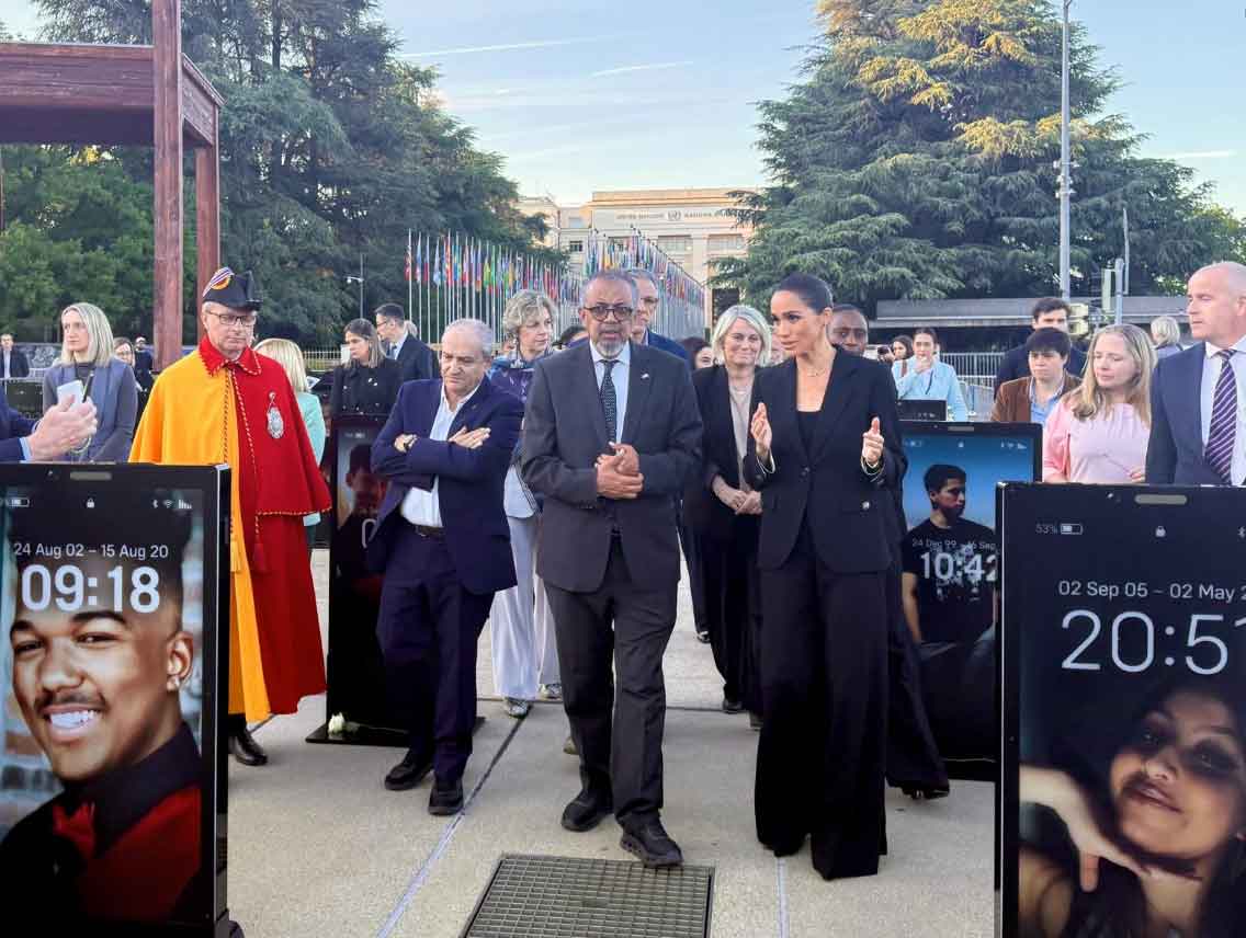 Meghan Markles Switzerland visit  in pictures