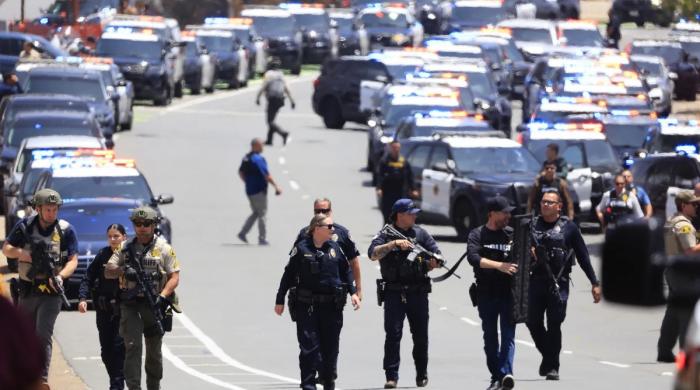 Three worshippers killed in San Diego mosque shooting as police probe 'hate crime'