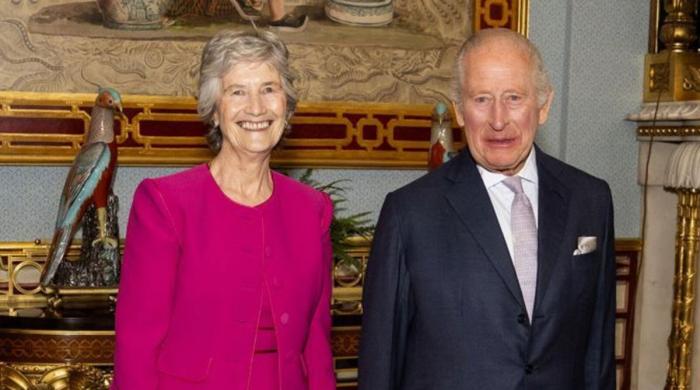 Irelands’ President Catherine Connolly speaks after King Charles meeting
