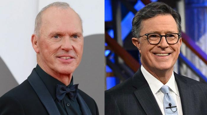 From 'Batman to pigeon?' Watch Michael Keaton's hilarious skit with Stephen Colbert 