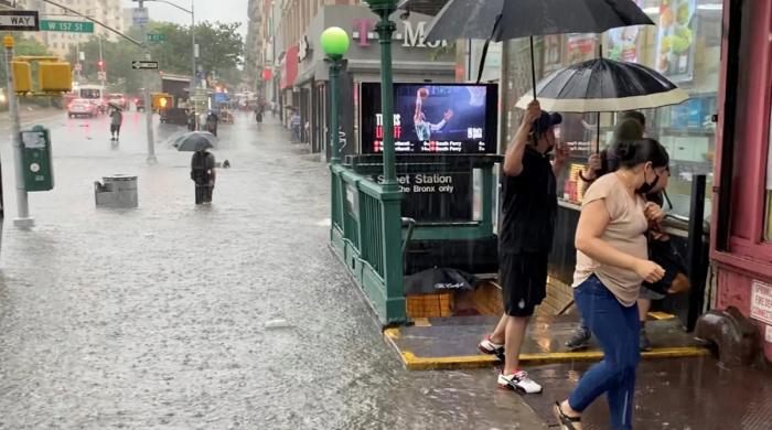 Severe weather hits NYC with flood risk and damaging winds forecast