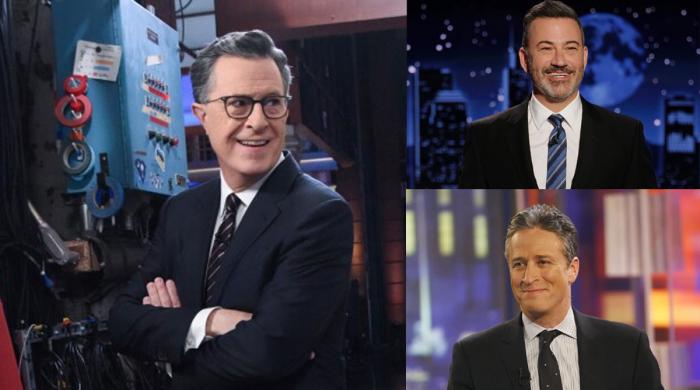 Jimmy Kimmel, other stars rally around Stephen Colbert as 'Late Show' ends