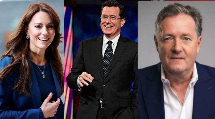 Piers Morgan, who called Stephen Colbert a hypocrite over Kate Middleton, reacts to his last show