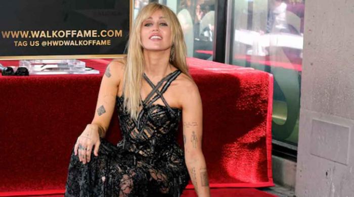 Miley Cyrus receives star on Hollywood Walk of Fame