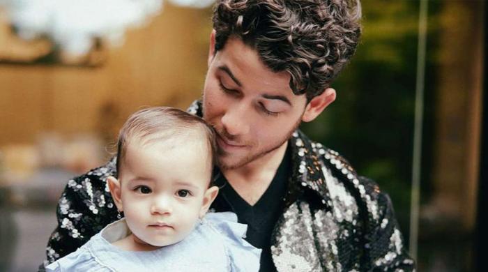 Nick Jonas gets sentimental with daughter Malti when he returns to Disney roots