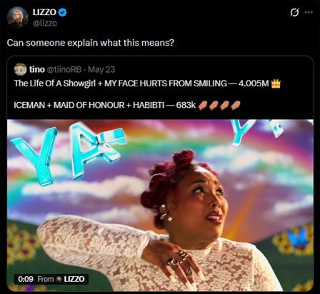 Lizzo responds after fan accuses her of shading Taylor Swift