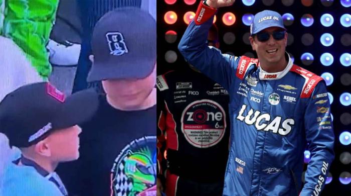 Kyle Larson's son melts hearts with kind gesture toward Kyle Busch's son