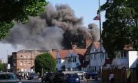 Massive fire erupts near Golders Green supermarket, prompting emergency response