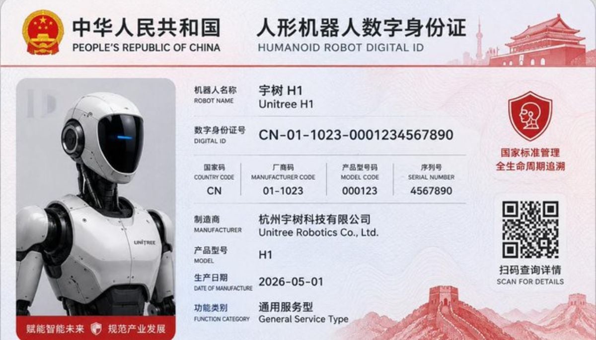 China is giving every humanoid robot digital ID: Heres why