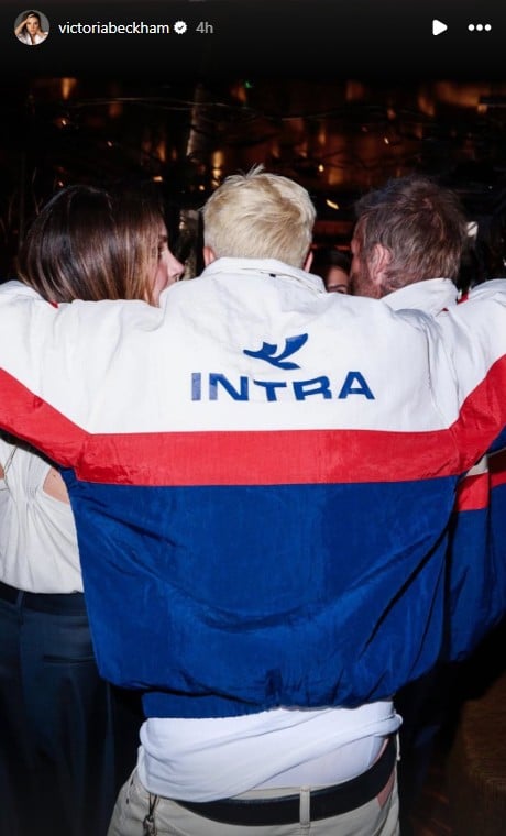 What is Intra and how much support Romeo Beckham is getting from family?