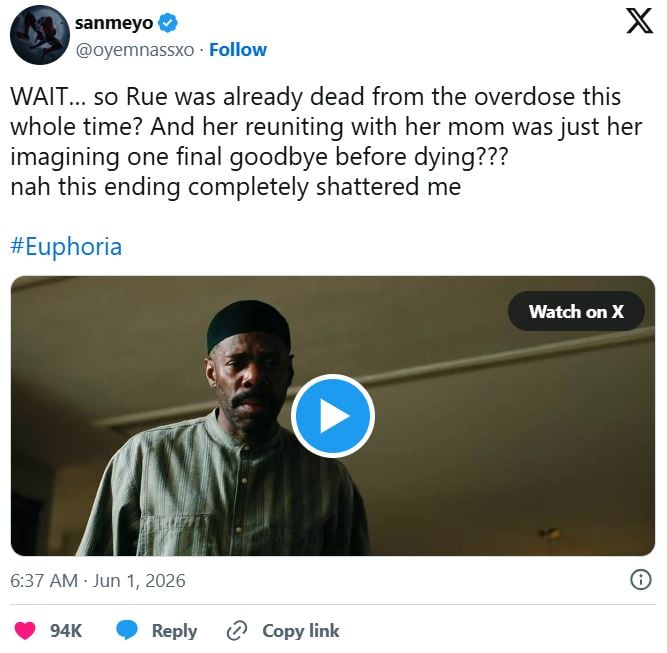 ‘Euphoria’ creator makes ultimate decision as season 3 finale leaves fans emotional