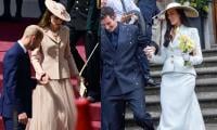 Dua Lipa's wedding outfit draws comparisons to Kate Middleton style
