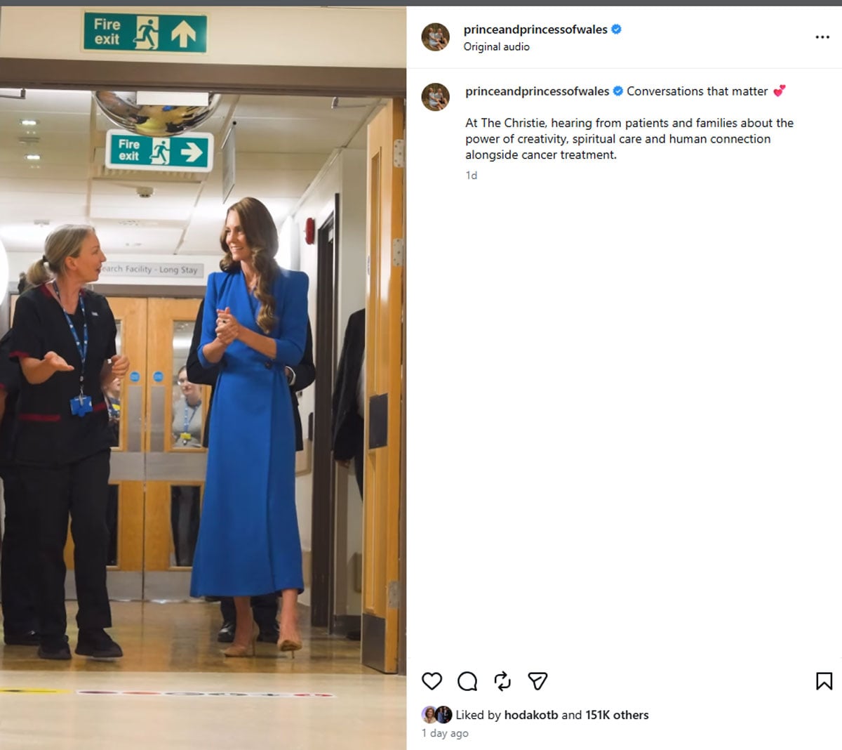 Hoda Kotb sends love to Kate Middleton after moving visit