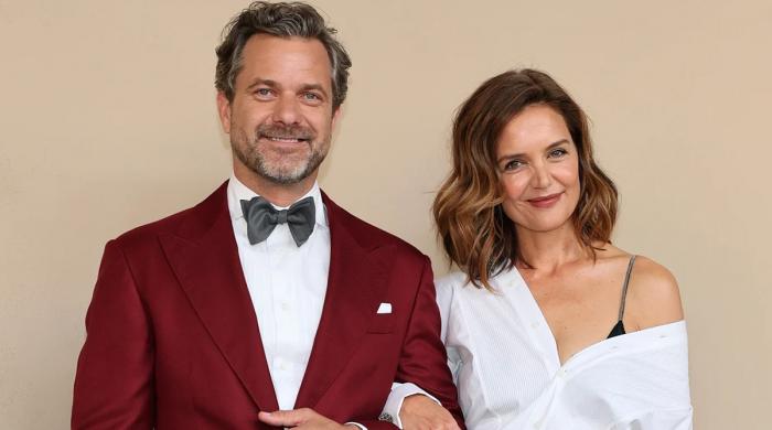 Katie Holmes, Joshua Jackson reunite after decades at ‘Happy Hours’ premiere 