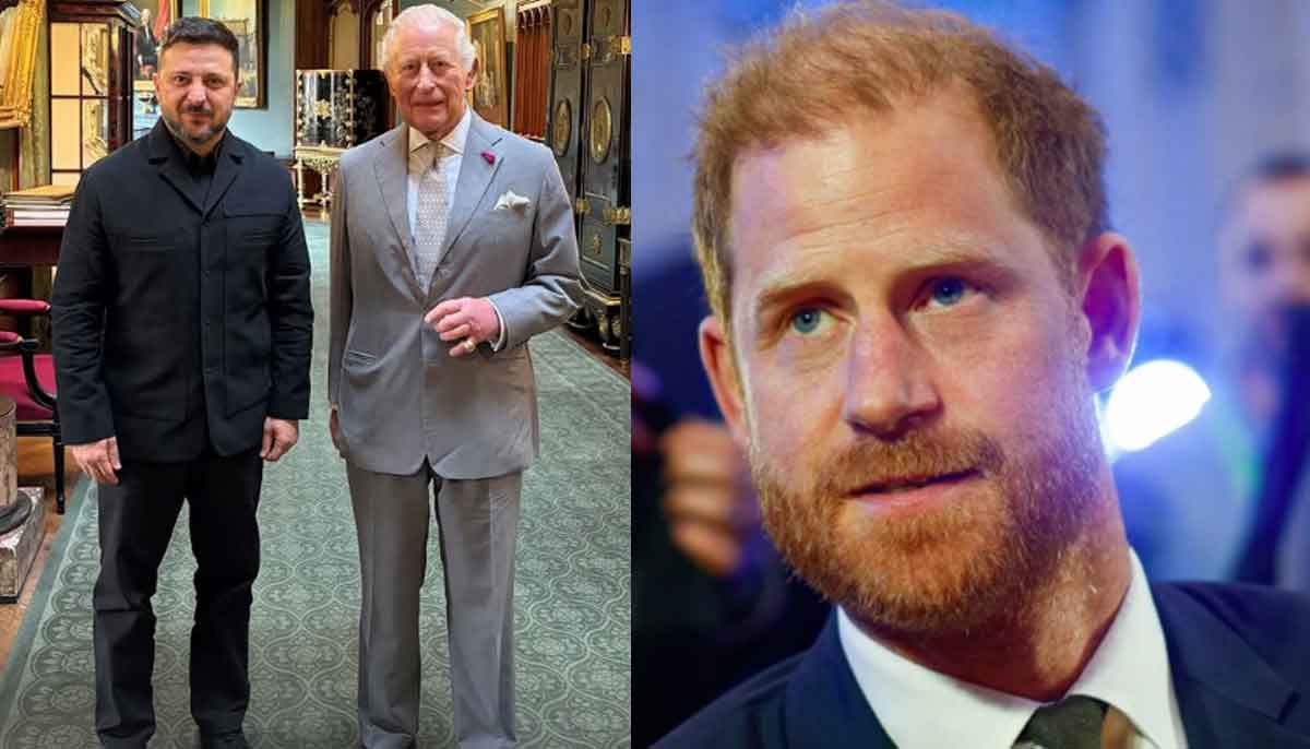Ukraine president meets King Charles after Prince Harrys blunt comments
