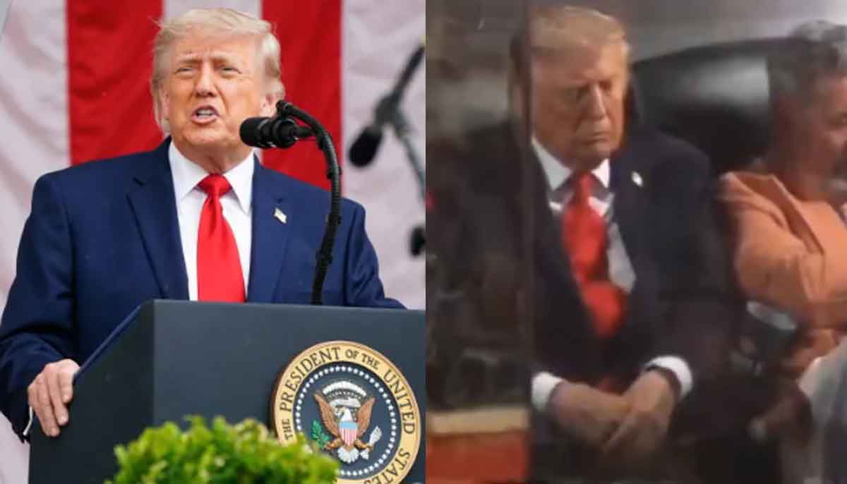 Boring NBA game blamed after Trump falls asleep in MSG