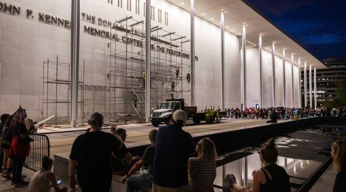 Trump’s name removed from Kennedy Center following court order