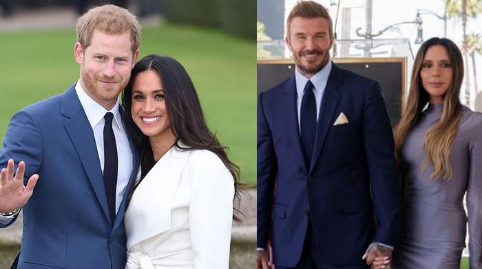 Victoria Beckham teases Meghan Markle, Harry as David's 'dream' finally comes true in US