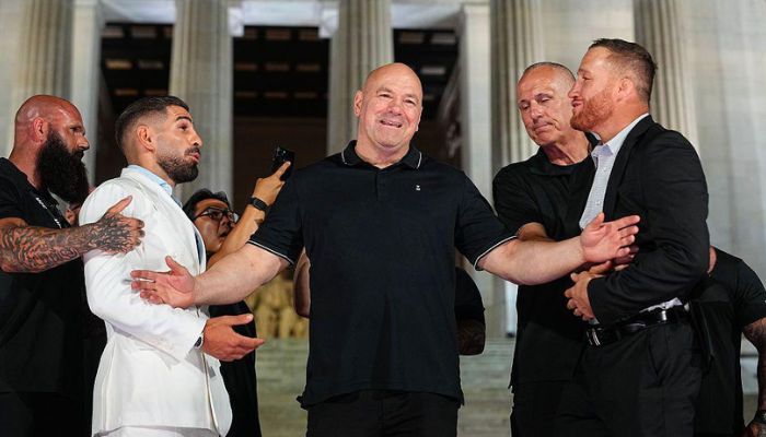 What happened at Trumps UFC birthday bash on the South Lawn?