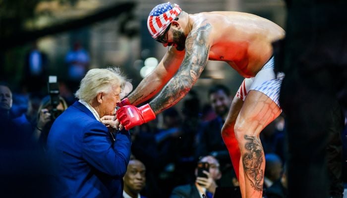 UFC fighter Josh Hokit gives Trump special gift after viral Michelle Obama remarks