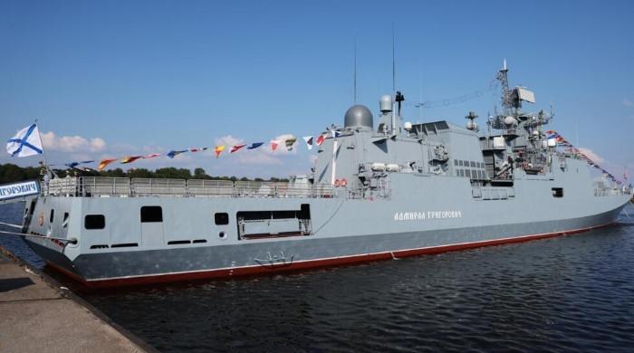 Russian warship fires warning shots near UK yacht in English Channel