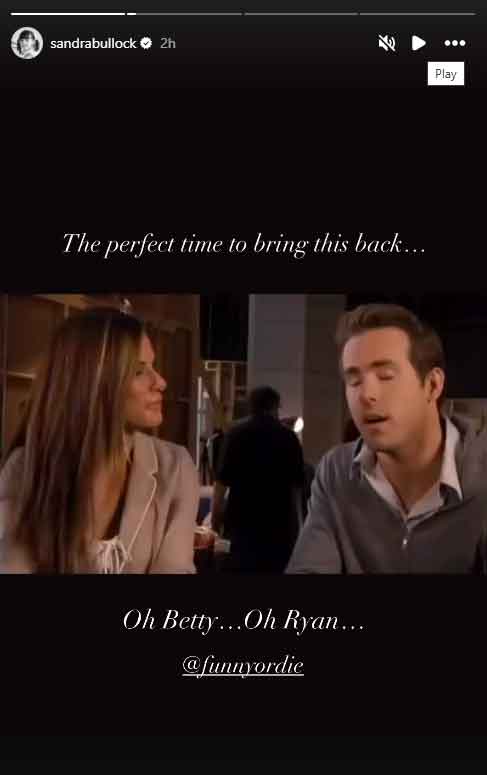 Sandra Bullock celebrates The Proposal anniversary with Ryan Reynolds
