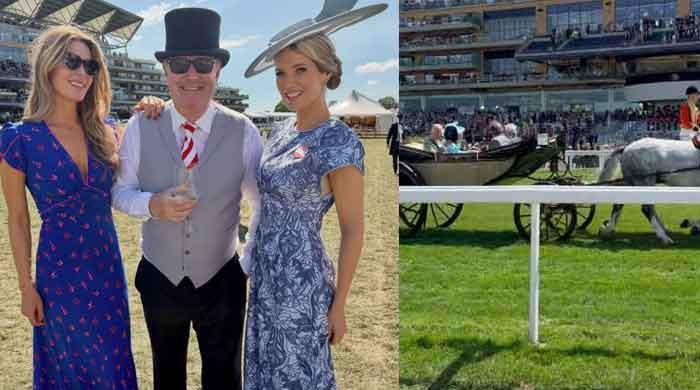 Piers Morgan shouts at King Charles at Royal Ascot