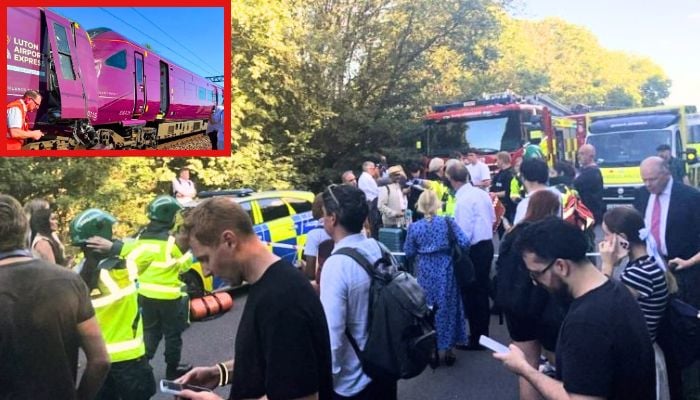 Bedford train crash: Multiple injured after two passenger trains collided