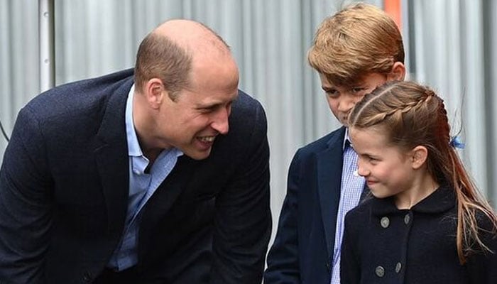 Prince William hugs Princess Charlotte as she marks dads special day