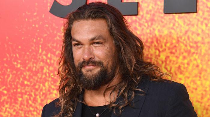 Jason Momoa brings kids along for rare red carpet appearance at 'Supergirl' premiere: Watch