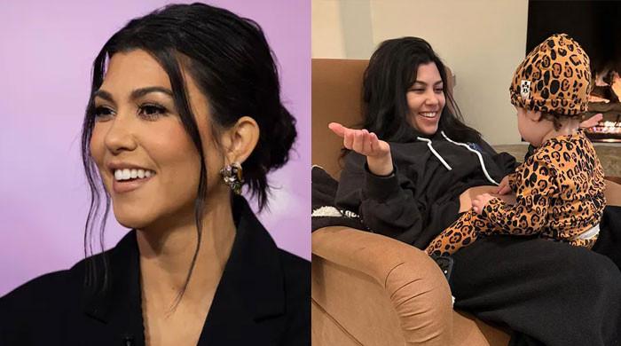 ​Kourtney Kardashian melts hearts with Rocky, Reign, Penelope's cute sibling moment